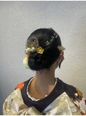 シニヨンアレンジ