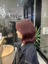 シア 新越谷店(SHEER) ボブ×ピンクカラー