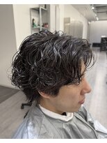 ビカムメンズヘアー 栄店(become men's hair)&nbsp;毛流れシャドウパーマ/韓国ヘア