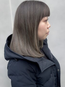 ティエラ 原宿 表参道(Tierra) 【Tierra毛利仁美】ハイライトカラーで白髪ぼかし