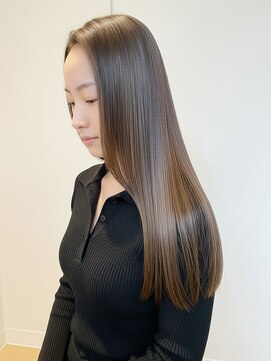 シュガー 盛岡(SUGAR) ブリーチなしカラー髪質改善×ツヤ髪グレージュ◎夏カラー