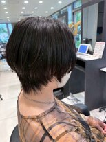 アース 南福島店(HAIR&MAKE EARTH) ハッシュショートカットで顔周り可愛く