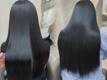 エス 熊谷(Ess)の写真/コスメ縮毛矯正￥9900/最高級髪質改善￥15800♪Essの髪質改善×縮毛矯正で、毎日扱いやすい艶髪へ*[熊谷]