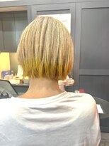 ラルーチェ ラスパ御嵩店(La Luce)&nbsp;エンドカラーが映えるハイトーンボブ