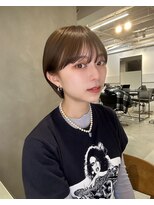 ザ ブリンク(THE BLINK) 【小顔見え】抜け感大人ショートボブスタイル