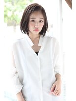 アンアミ オモテサンドウ(Un ami omotesando) 【Ｕｎａｍｉ】お手入れ簡単☆お洒落ボブ☆島田梨沙