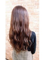 ヘアーサロン ブルーム(bloom)&nbsp;ゆるふわロング　ベージュ