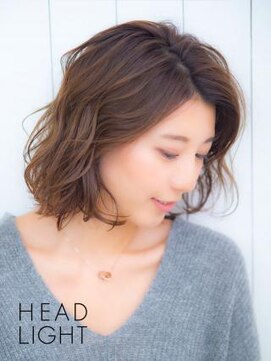 アーサス ヘアー デザイン 新潟坂井東店(Ursus hair Design) 毛先パーマ×ひし形ミディアムボブ