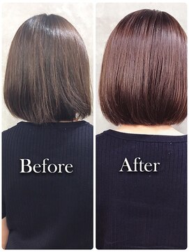 美容室 ファクト(fact) 20代30代★大人可愛い☆艶感ストレート×小顔大人ボブ