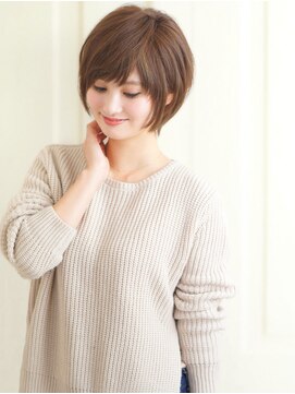 美容室 サボイ 高崎店(SAVOY) 大人可愛い☆スタイリング簡単!斜めバング×ひし形ショート