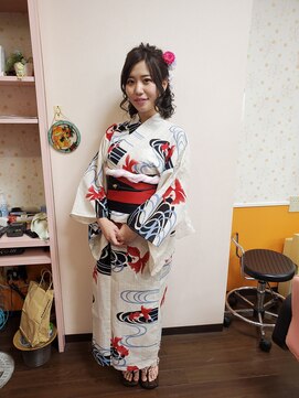 美容室イーナ(e na) ゆかたスタイル