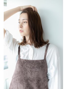 ジャストヘア ラポール 北久里浜店(just hair RAPPOR) 外はねウェーブヘアセット ナチュラルベージュ