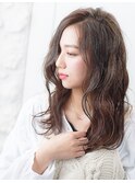 抜け感ロング/デジタルパーマ/外国人風