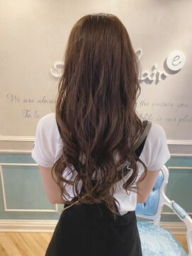 アマンヘアーイースト 吉祥寺東口店(Aman hair-e) 秋色ベージュロング2021A/W【Amanhair-e吉祥寺】
