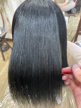 美容室 メザミー MESAMIES 大人可愛い透明感ストレート