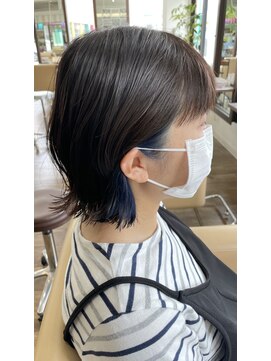 ジッピー ヘアーコレクション インナーカラー イヤリングカラー フリンジ