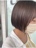 チョコブラウン×ミニボブ♪