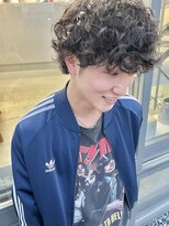 ヘアー アイス 御器所本店(HAIR ICI) 10代20代30代メンズ無造作パーマトラッドオシャレ感ショート