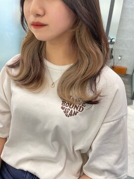 リリー(Lilley) (lilley内堀)ケアブリーチ×インナーカラー