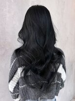 アイティーバイアルバム 藤沢店(IT by ALBUM)&nbsp;アッシュブラック_斜めバンググレージュカラーシルキー_ba444341