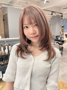 ジアン バイ ミルボン NU茶屋町+(GIEN by milbon) レイヤーミデアム/アッシュベージュ/透明感/20代30代40代50代