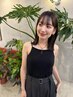 カット+髪質改善プレミアムケアカラー+UPTOGLOSS水素トリートメント　￥23000