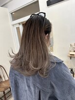 ラゴム 池袋(LAGOM)&nbsp;切りっぱなしボブ/美髪/ピンクブラウン[池袋/髪質改善]