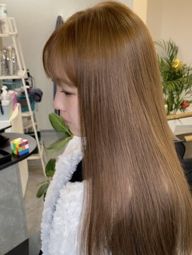 アラレ(ARARE) ブリーチなしオリーブカラー