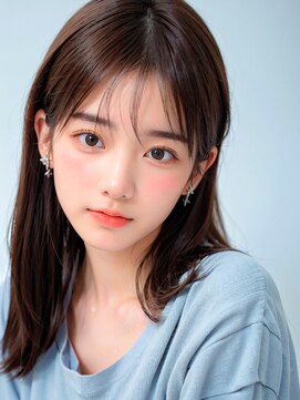 ラベスト キョウト(LOVEST) ストレートミディにグリーンを乗せて○20代30代40代○