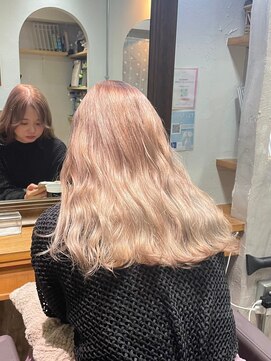 ロア 福岡天神本店(LORE) ダブルカラーベージュカラーケアブリーチカラーハイトーンカラー