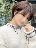 ★前下がりショートボブショートカットカラーパーマ20代30代40代