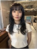 レイヤーカット_ミディアムレイヤー_ウルフカット