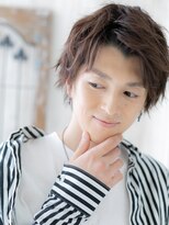 モッズヘア メン 新所沢店(mod's hair men)&nbsp;女子ウケバッチリ◎グレージュカラーアシンメトリーヘアb新所沢