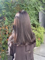 カノイ(KANOI)&nbsp;ラベンダーベージュカラー/レイヤースタイル/韓国巻き