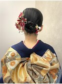 成人式ヘア　着付け　タイトヘア【maiko】【吉祥寺】