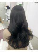 ダークグレージュ/韓国レイヤーカット/ヘアアレンジ♪ 上野