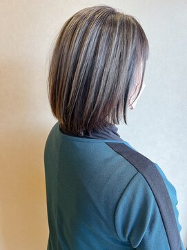 浪漫館 アールズコート(R's Court) ハイライトボブ@伊達　11/5