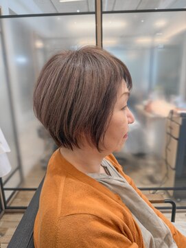 ポート 蕨(PORT) 【篠原】白髪活かしたグレージュと丸みショート