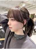 レイヤーカット/似合わせ/韓国ヘア/前髪/谷町四丁目