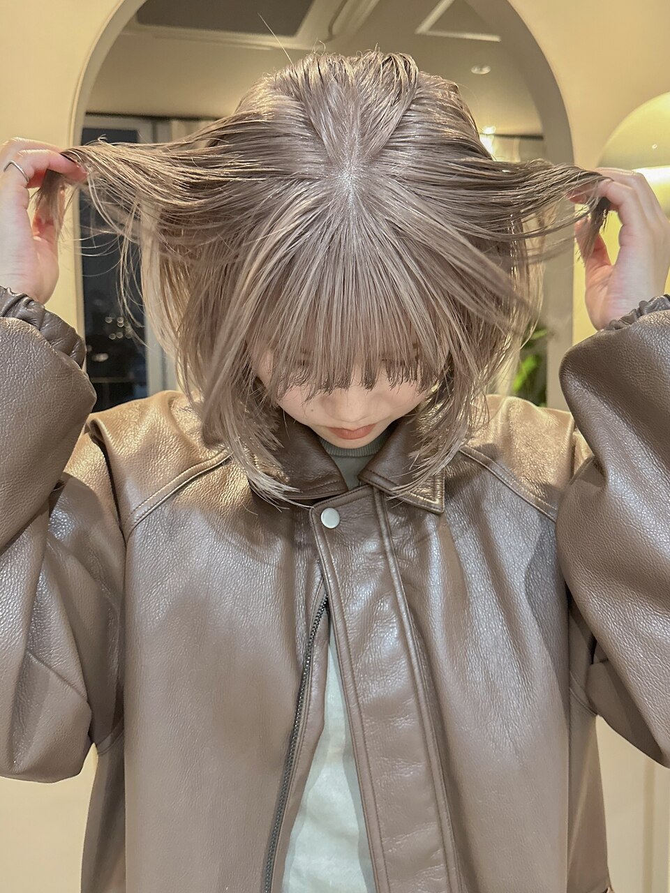 表参道/原宿/ピンクベージュ/ブリーチ