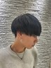 《しっかり頭皮集中ケア》メンズカット＋炭酸ヘッドスパ　