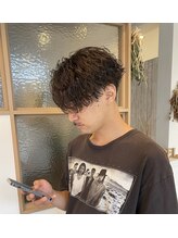 《*ラフな質感が人気のツイストスパイラルパーマ*》家でも簡単にサロンクオリティを再現＊[メンズパーマ]