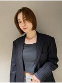 【小倉修也　かっこいいボブ縮毛矯正&cut】