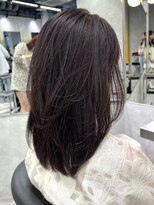 シティ(CITY) ラベンダーカラー ワンカールレイヤー 艶髪