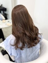 ノエシキカ(noe sikika) くびれヘア/アプリコットオレンジ/ハイライトカラー/栄l53