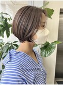 福井　大和田　ショートボブ　丸みショート　大人ショートヘア