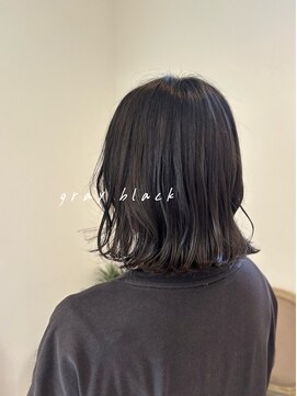 ヘアサロン エスプリ(hair salon esprit) グレーブラック/地毛風カラー