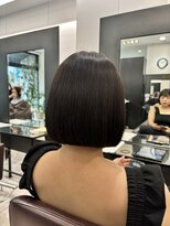 ノーム バイ アウラ(norm. by aura)&nbsp;切りっぱなしボブ透明感カラー