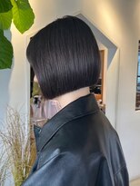 ラーサ(LaHzA)&nbsp;大人ボブ大人ショートボブ切りっぱなしボブ前髪あり前下がりボブ