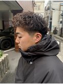 スパイキーショート/アクティブショート/ピンパーマ/メンズヘア